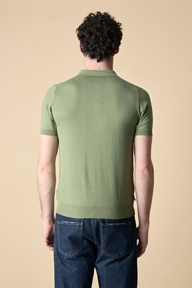 Polo in Maglieria puro cotone Pesto