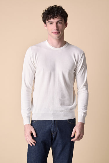 Pure Cotton Cream Sweater