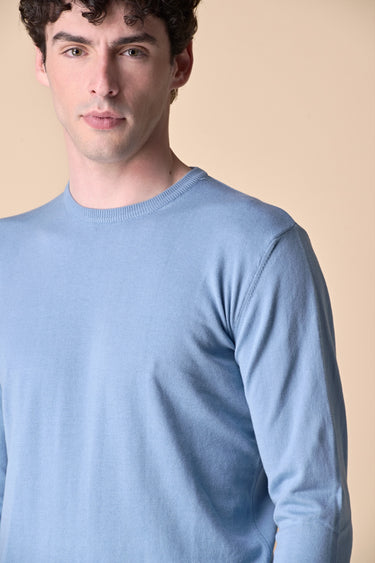 Maglioncino Puro Cotone Azzurro