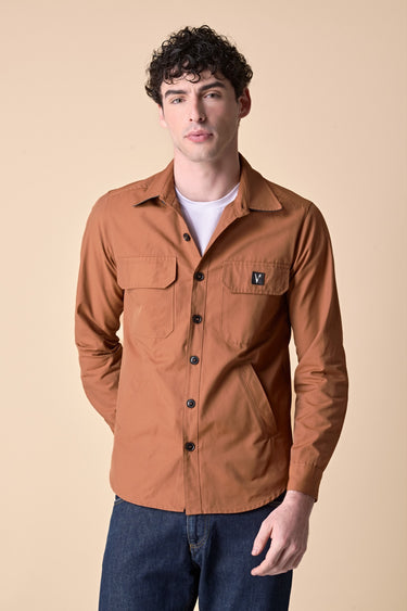 Saharan jacket in technical fabric Leather
