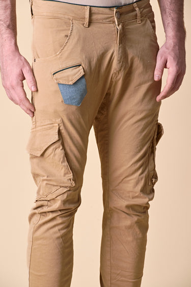 TEXAS - Biscuit cargo with front patch and V2 fabric label