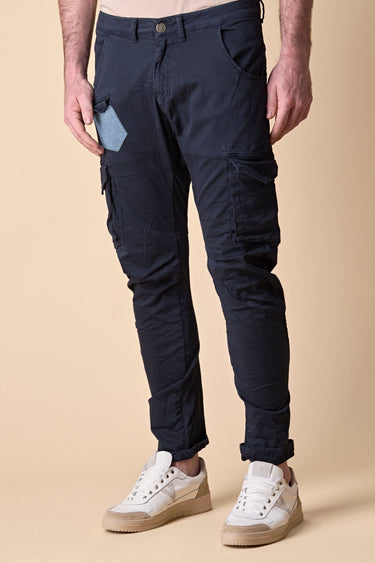 TEXAS - Blue Cargo with front patch and V2 fabric label