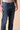 NEW YORK - Jeans Slim Fit - Blu con Tasca in tessuto V2