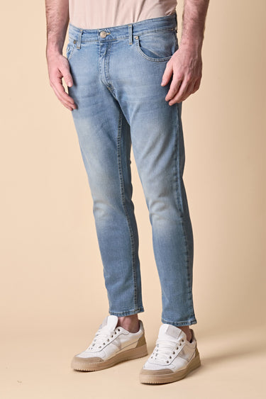 NEW YORK - Slim Fit Jeans - Light Blue with Fabric Pocket V2