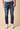 LONDON - Jeans Slim Fit - Blu con doppia Patch frontale e tasca in tessuto V2
