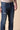 LONDON - Jeans Slim Fit - Blu con doppia Patch frontale e tasca in tessuto V2