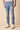 LONDON - Jeans Slim Fit - Azzurro con doppia Patch frontale e tasca in tessuto V2