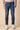 LONDON - Jeans Slim Fit - Blu con doppia Patch frontale e ricamo sul retro in tessuto V2