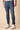 LONDON - Jeans Slim Fit - Blu con doppia Patch frontale e ricamo sul retro in tessuto V2