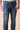 LONDON - Jeans Slim Fit - Blu con doppia Patch frontale e ricamo sul retro in tessuto V2