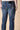 LONDON - Jeans Slim Fit - Blu con doppia Patch frontale e ricamo sul retro in tessuto V2