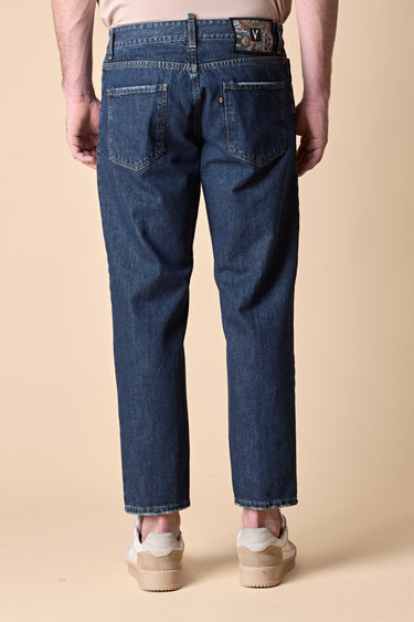 DETROIT - Jeans Loose Fit - Blu con salpa e taschino in tessuto V2