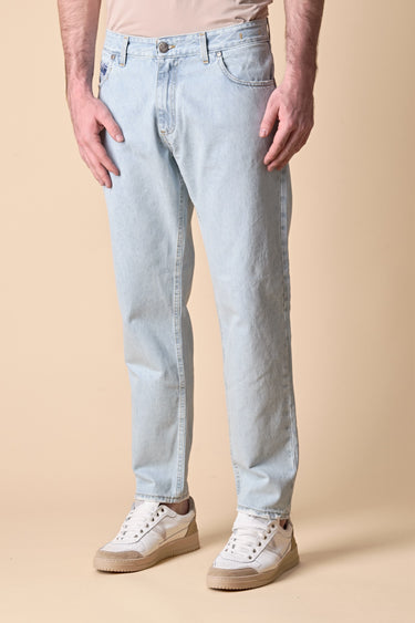 DETROIT - Jeans Loose Fit - Lavaggio Marmorizzato con salpa e taschino in tessuto V2