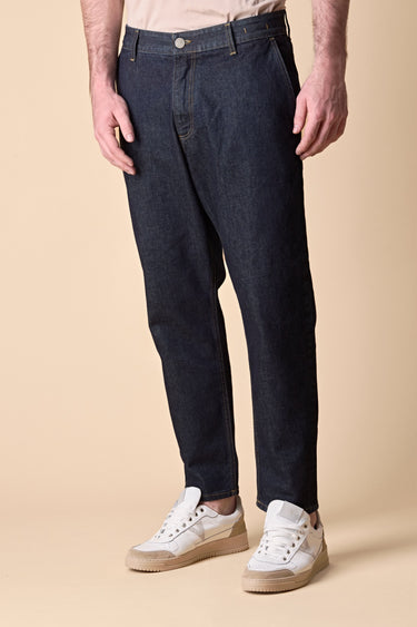 OSAKA - Jeans Over Fit - Lavaggio 0 con salpa in tessuto V2