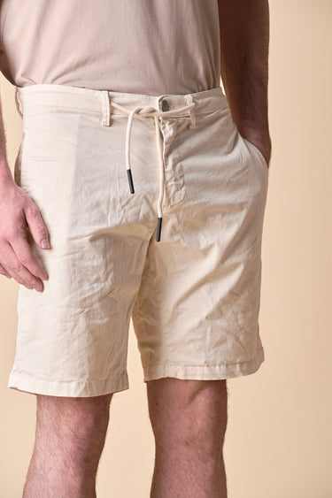 Chino Corto Panna con Salpa in tessuto V2