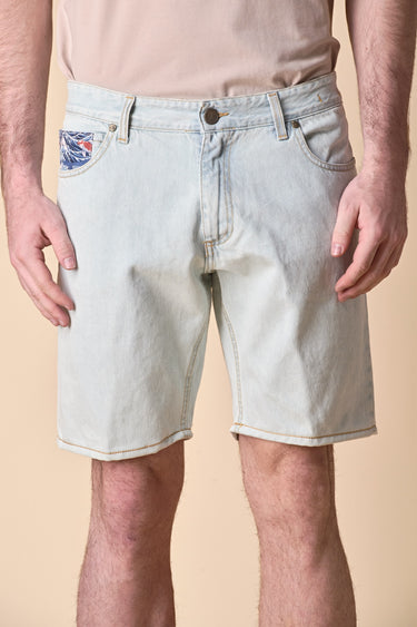 Shorts in Jeans con taschino e Salpa in tessuto V2