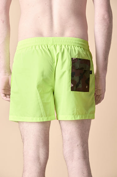 Costume Giallo Fluo con tasca posteriore fantasia Camouflage