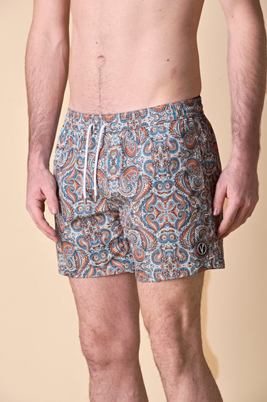 Costume Stampa All-Over Cachemire Panna