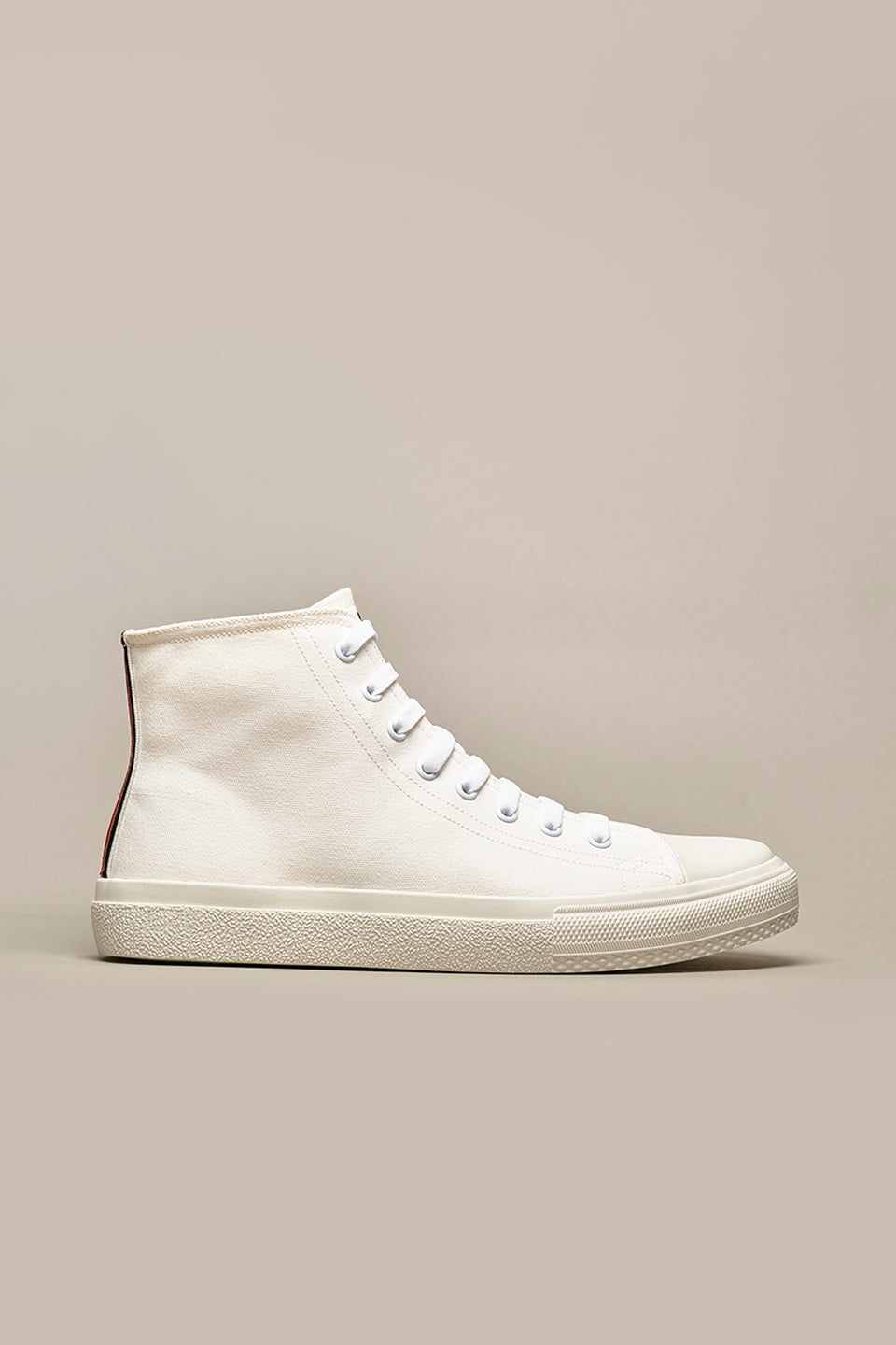 STELLAR - White high-top sneakers with Thindown interior