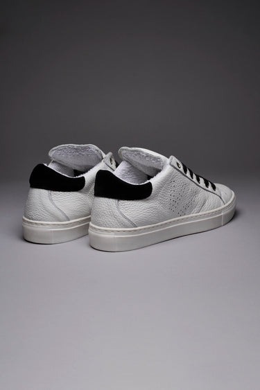TENNIS - White low sole sneakers with Black back and laces