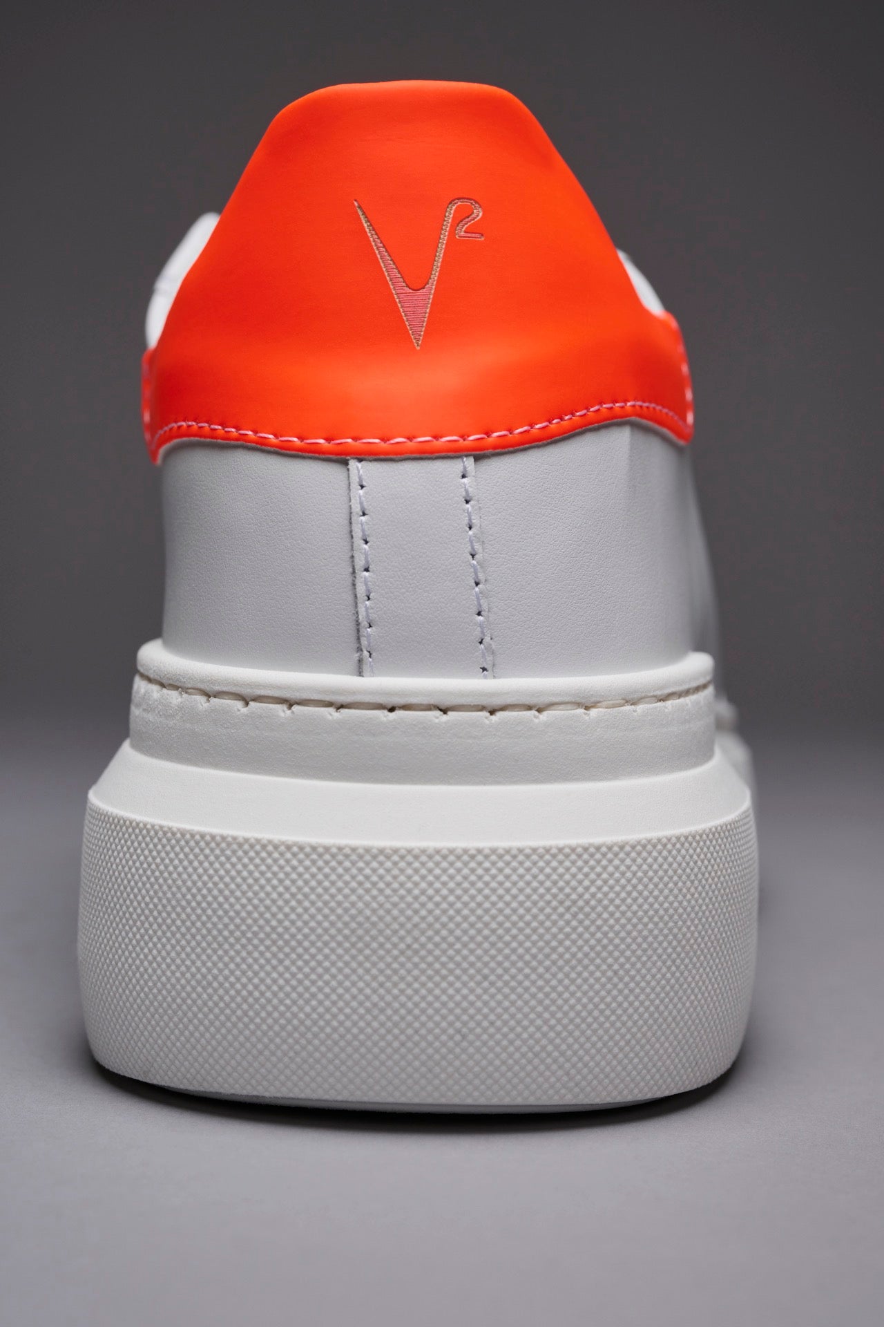 VEGA - Orange Fluo retro high sole sneakers