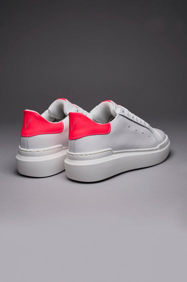 VEGA - Sneakers a suola alta retro Rosa Fluo