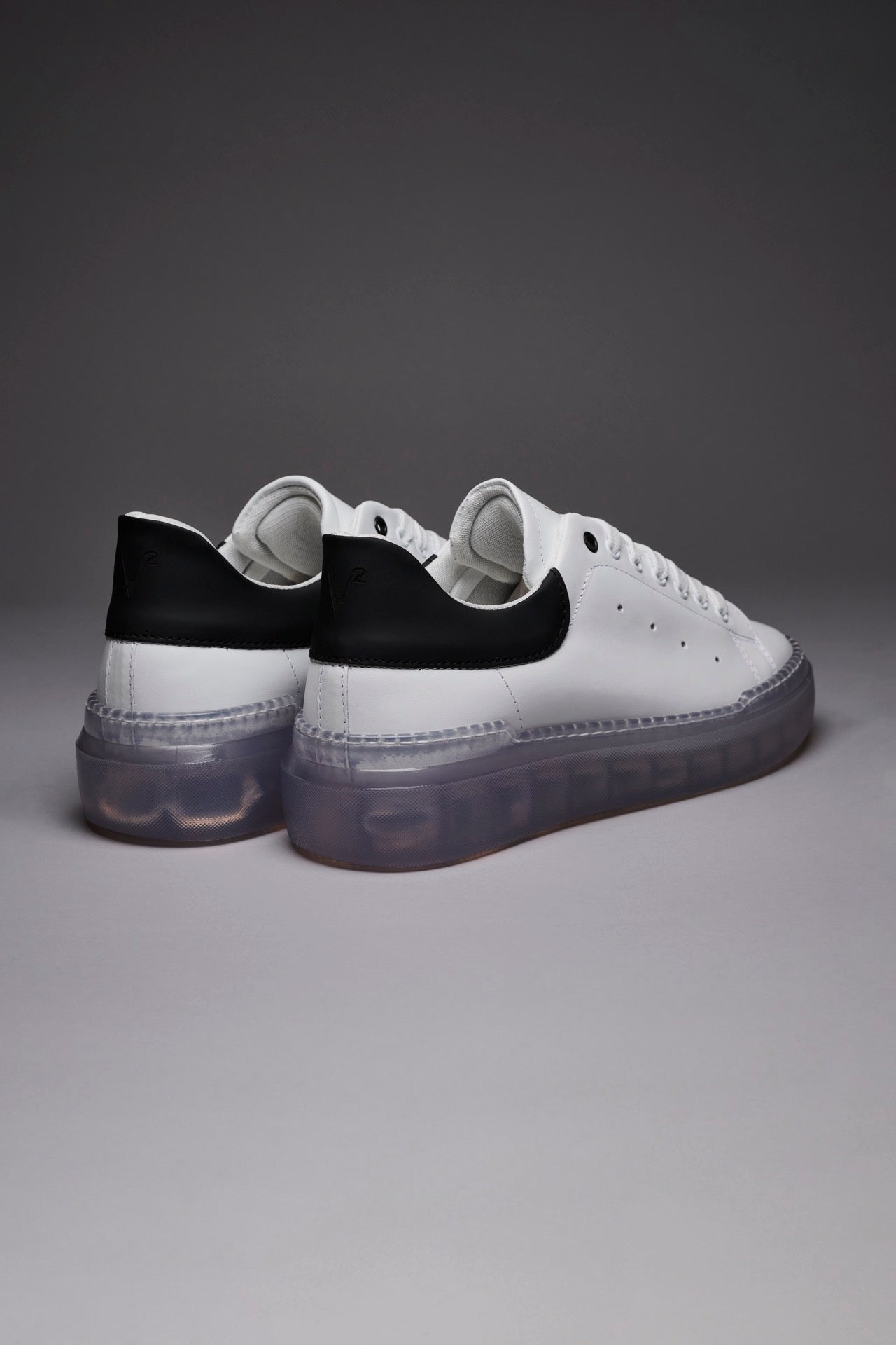 GALAXY - Black retro transparent high sole sneakers