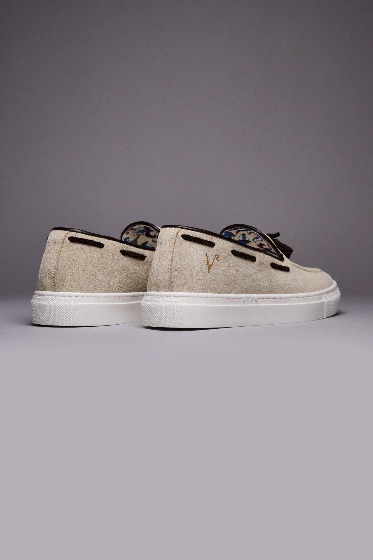 SANTORINI - Sabbia moccasin with tassels