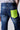 LONDON - Jeans Slim Fit - Blu con Tasca in tessuto V2