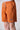 Orange fleece shorts