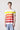 Red Multicolor Striped T-Shirt