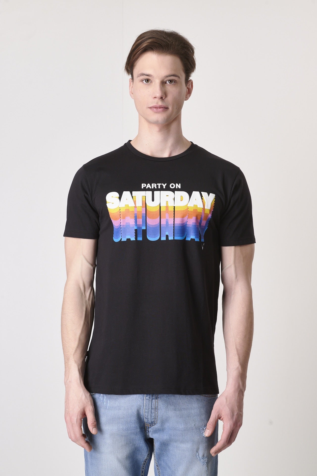 T-Shirt Nera Party on Saturday