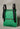 V2 x Mirantico - Green Memo Bag Backpack with Pocket in Optical 3D fabric