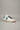 OLYMPIC - Sneakers a suola bassa Bianca con retro e inserto scamosciato Verde e lacci Blu
