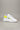 HAMMER - Sneakers a suola alta in pelle martellata con retro e borchie Giallo Fluo e schizzi di vernice