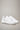 HAMMER - Sneakers a suola alta in pelle martellata con retro Bianco