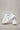 SUPERNOVA - Sneakers a suola alta retro Glitter Argento con borchie e schizzi di vernice