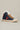 OLYMPIC MID- Sneakers alte Blu con retro e inserto Rosso